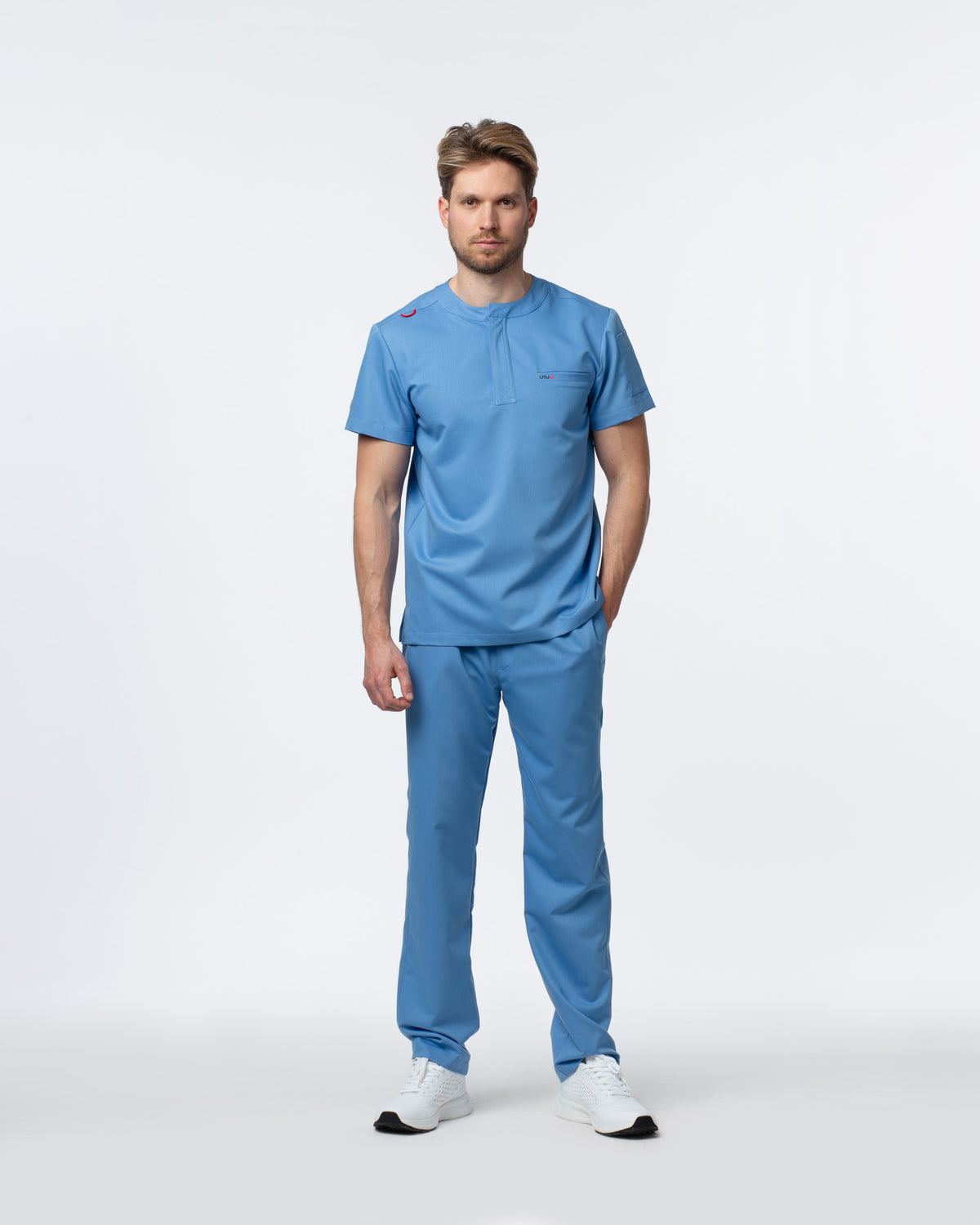 NAVAL férfi egészségügyi felső - Sky blue