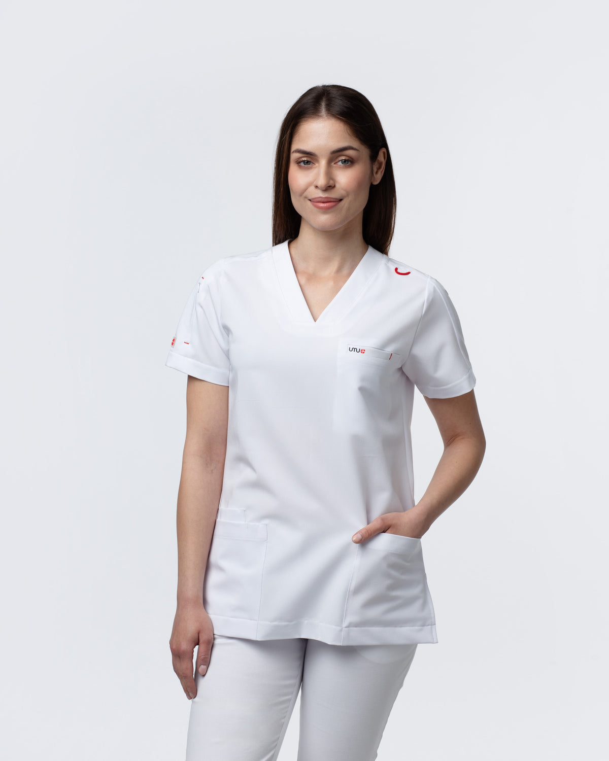 KARIN női egészségügyi felső -White